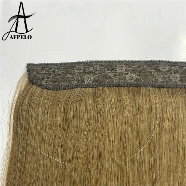 Double Weft halo hair extension