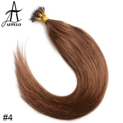 Rød Nano Ring Hair Extensions